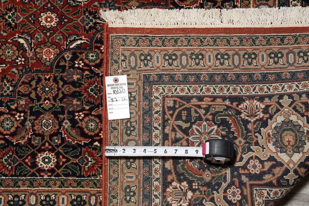 8 x 12 High Quality Lustrous Wool Handknotted India Bidjar Rug #PIX-10120