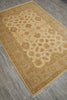 Load image into Gallery viewer, 5.8 x 8 Handmade Rug Natural Wool Chobi Peshawar Beige Light Green -Pakistan #PIX-16666
