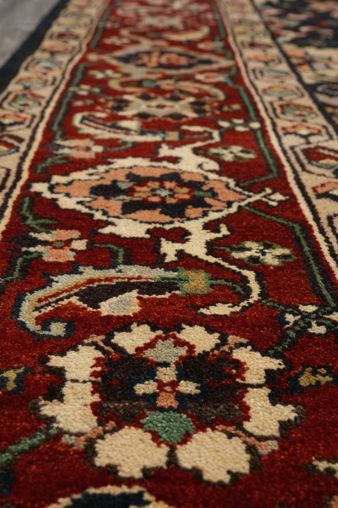 8 x 10 New Handmade Mahal Rug Black Blue #F-4608