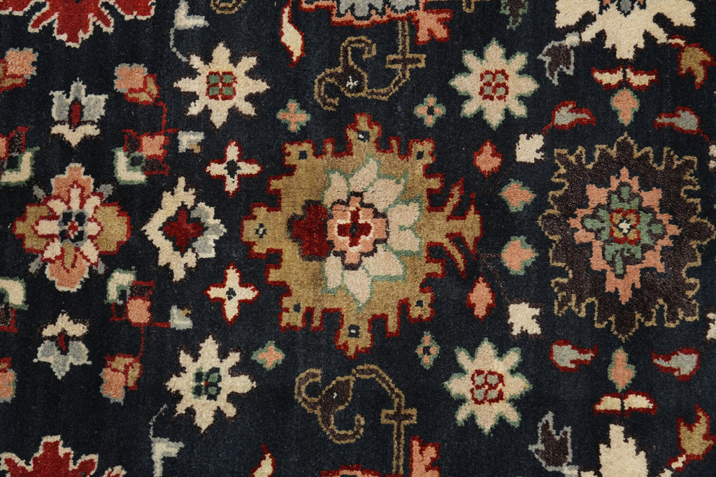 8 x 10 New Handmade Mahal Rug Black Blue #F-4608