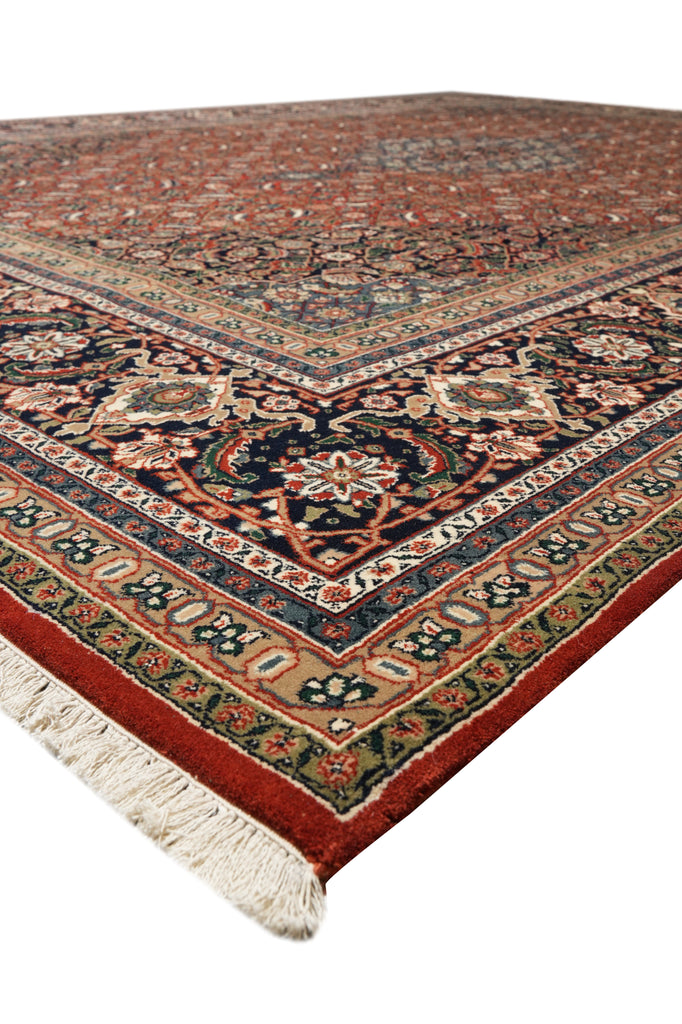 8 x 12 High Quality Lustrous Wool Handknotted India Bidjar Rug #PIX-10120