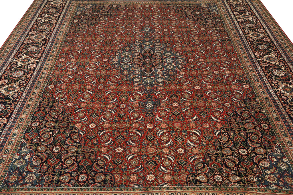 8 x 12 High Quality Lustrous Wool Handknotted India Bidjar Rug #PIX-10120