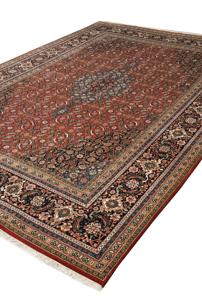 8 x 12 High Quality Lustrous Wool Handknotted India Bidjar Rug #PIX-10120