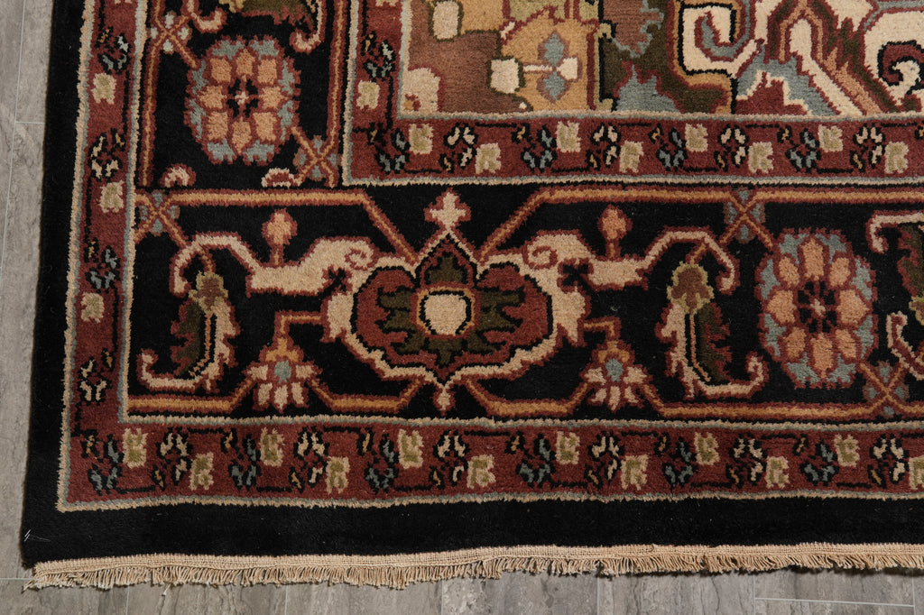 10 x 14 New Heriz Rug Handmade India #F-4609