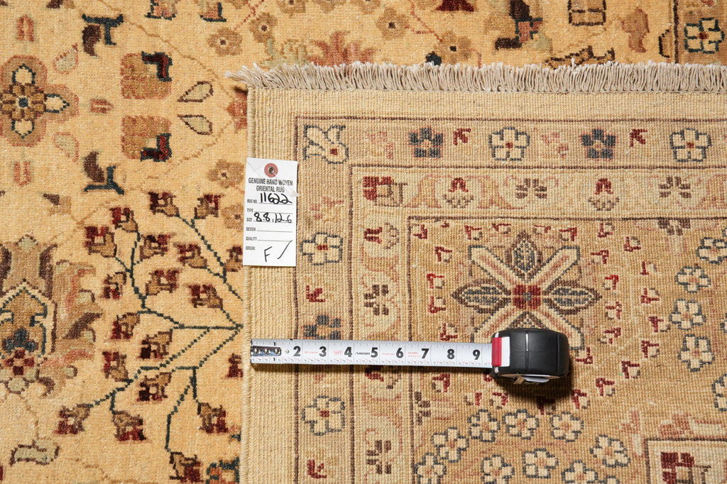 8.8 x 12.6 All Natural Wool Handmade Zigler Chobi Peshawar Rug #PIX-11622