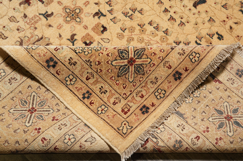 8.8 x 12.6 All Natural Wool Handmade Zigler Chobi Peshawar Rug #PIX-11622