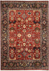 Load image into Gallery viewer, 10 x 14 Quality Wool Handmade Rug Rust Black