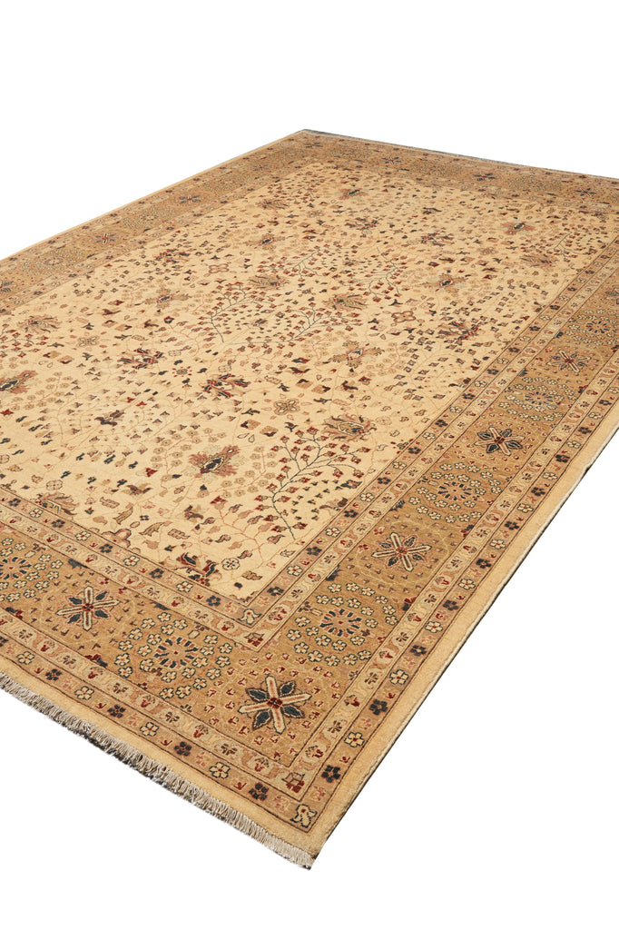 8.8 x 12.6 All Natural Wool Handmade Zigler Chobi Peshawar Rug #PIX-11622