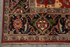 Load image into Gallery viewer, 10 x 14 Quality Wool Handmade Rug Rust Black #F-4610
