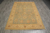 Load image into Gallery viewer, 6 x 9 SAGE GREEN Natural Wool Hand-Knotted Chobi Peshawar Rug - Pakistan#PIX-18097