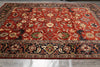 Load image into Gallery viewer, 10 x 14 Quality Wool Handmade Rug Rust Black #F-4610