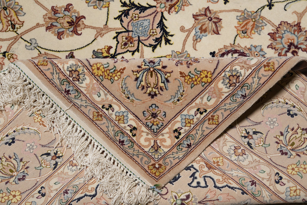 5 x 7.4 High Quality Authentic Persian Esfahan Rug Iran #LA-53279