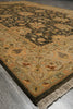 Load image into Gallery viewer, 5.7 x 8.4 Vegetable Dyed Rug Natural Wool Handmade Ziegler Chobi Peshawar Rug DARK HANNAH GREEN - India #PIX-17997