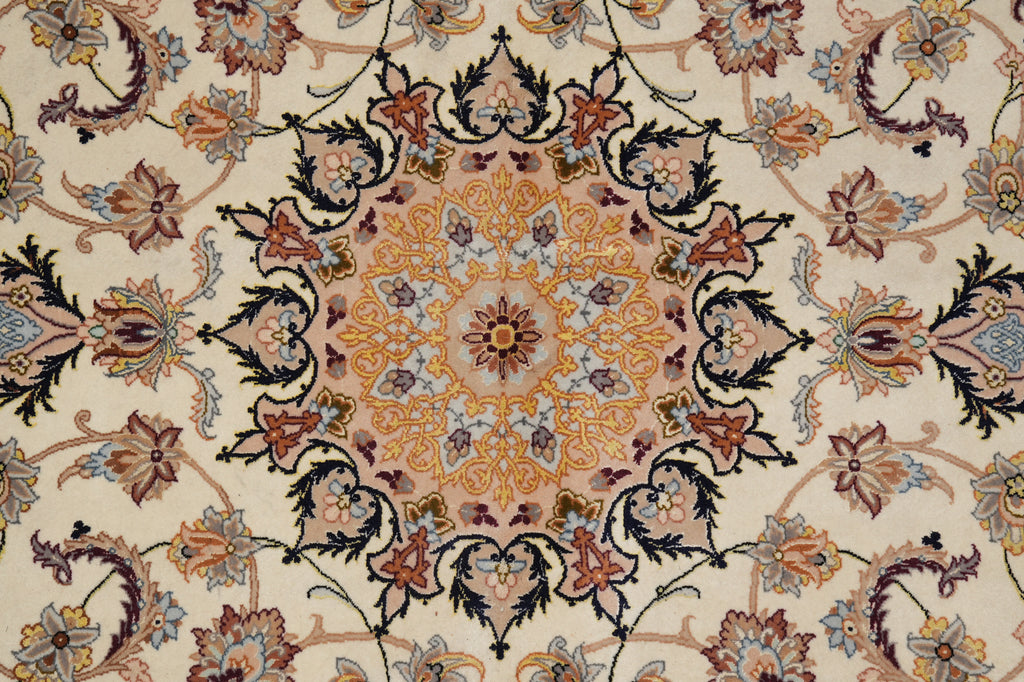 5 x 7.4 High Quality Authentic Persian Esfahan Rug Iran #LA-53279
