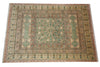 Load image into Gallery viewer, 9 x 12.6 High Quality Hand-Knotted Pakistan Rug Fancy Details Green Dom #F-4381