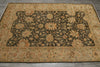 Load image into Gallery viewer, 5.7 x 8.4 Vegetable Dyed Rug Natural Wool Handmade Ziegler Chobi Peshawar Rug DARK HANNAH GREEN - India #PIX-17997
