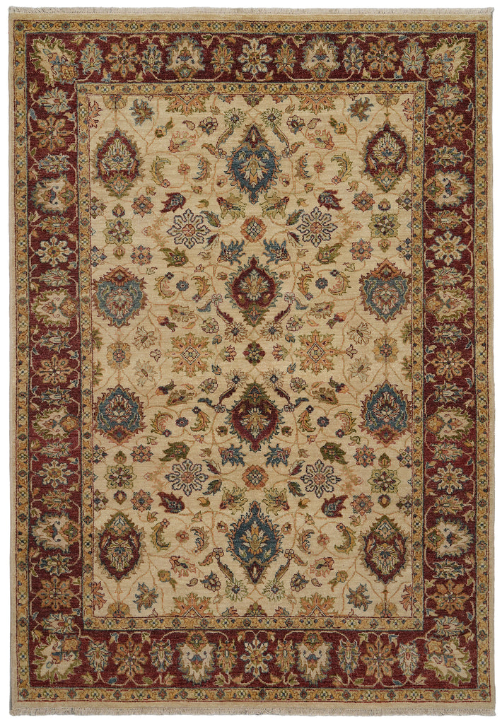 5.7 x 7.9 Vegetable Dyed Chobi Rug #B-74005