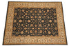 Load image into Gallery viewer, 9 x 11.5 Quality Zigler Chobi Peshawar Rug Natural Charcoal Black Gold #PIX-804-97