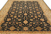 Load image into Gallery viewer, 9 x 11.5 Quality Zigler Chobi Peshawar Rug Natural Charcoal Black Gold #PIX-804-97