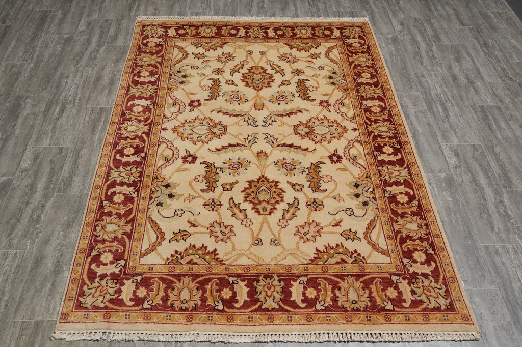 5 x 7 Agra Indian Handmade Rug #PIX-16031