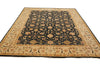 Load image into Gallery viewer, 9 x 11.5 Quality Zigler Chobi Peshawar Rug Natural Charcoal Black Gold