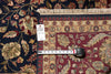 Load image into Gallery viewer, 9 x 12.3  Fine Natural Wool Dark Blue Quality Handmade Jaipur Rug #PIX-9099