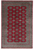 Load image into Gallery viewer, 6 x 9 Handmade Jaldar Bokhara Rug