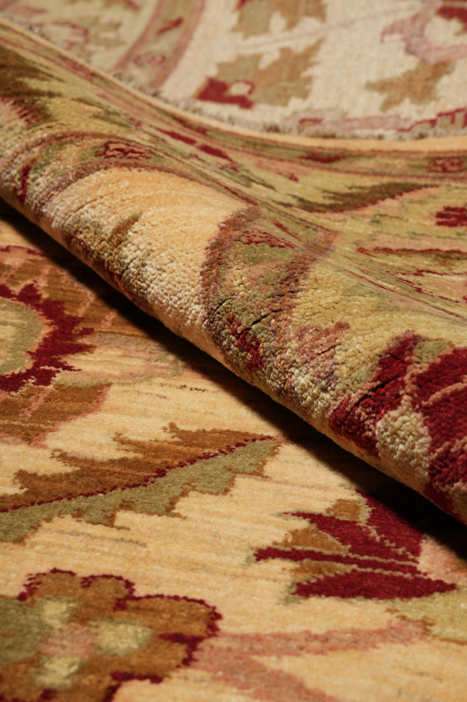 5 x 6.6 Natural Wool Hand-Knotted Chobi Peshawar Rug - Pakistan #PIX-1795