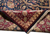 Load image into Gallery viewer, 9 x 12.3  Fine Natural Wool Dark Blue Quality Handmade Jaipur Rug #PIX-9099