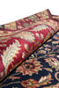 Load image into Gallery viewer, 9 x 12.3  Fine Natural Wool Dark Blue Quality Handmade Jaipur Rug #PIX-9099