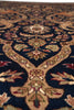 Load image into Gallery viewer, 9 x 12.3  Fine Natural Wool Dark Blue Quality Handmade Jaipur Rug #PIX-9099
