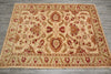 Load image into Gallery viewer, 5 x 6.6 Natural Wool Hand-Knotted Chobi Peshawar Rug - Pakistan #PIX-1795