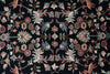 Load image into Gallery viewer, 5.8 x 7.7 Hunting Paradise Handmade Wool Rug Black #F-5759