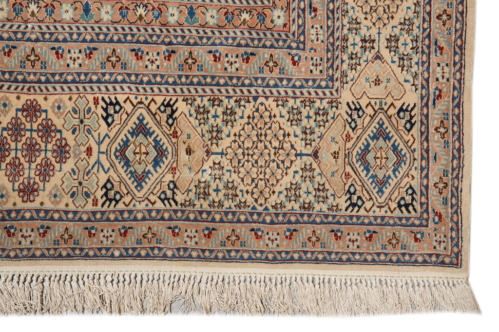 5 x 8.7 Fine Persian Nain Wool And Silk  Rug 6 La 500 KPSI #PIX-15979
