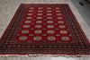 Load image into Gallery viewer, 7 x 9.6 Classic Bokhara Rug Handmade Pakistan #F-4614