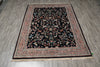 Load image into Gallery viewer, 5.8 x 7.7 Hunting Paradise Handmade Wool Rug Black #F-5759