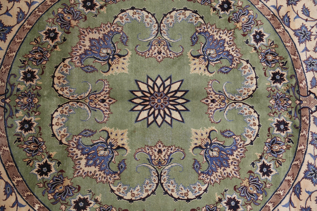 9.9 x 13.6 Unusual French Aubusson Persian Kashan Rug Iran #S10-3353