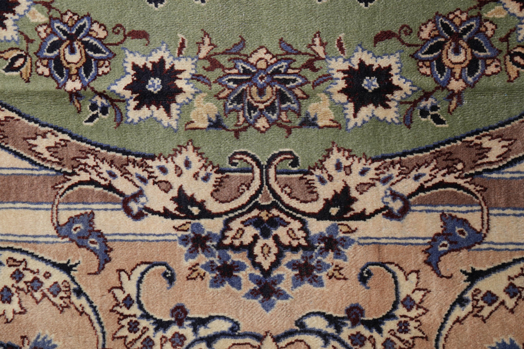 9.9 x 13.6 Unusual French Aubusson Persian Kashan Rug Iran #S10-3353