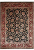 Load image into Gallery viewer, 9 x 12 Dense Lustrous Wool Black Burgundy  Quality Jaipour Rug