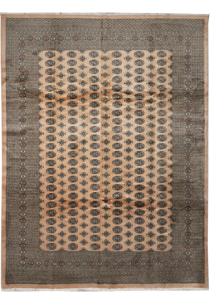 9.4 x 12 Handmade Pakistan Bokhara Rug Soft Wool