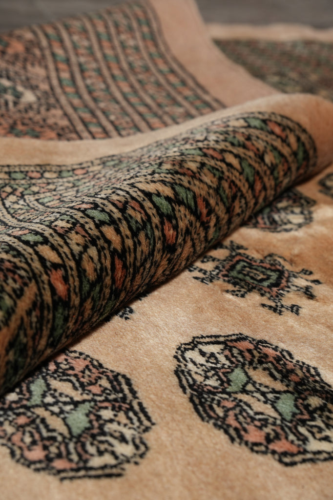 9.4 x 12 Handmade Pakistan Bokhara Rug Soft Wool #F-4615