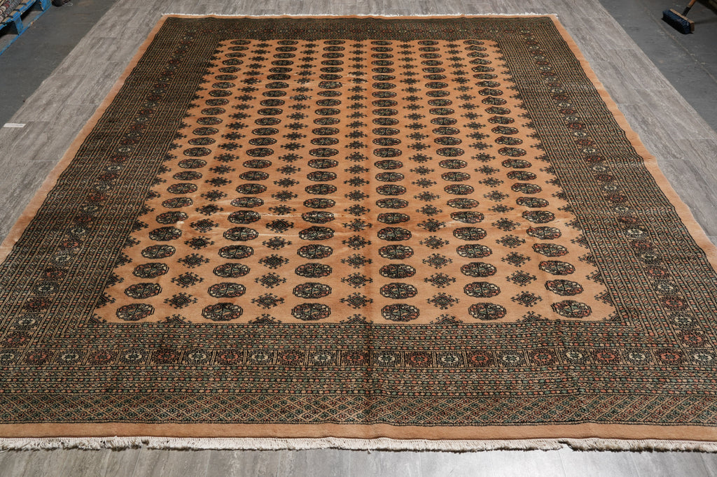9.4 x 12 Handmade Pakistan Bokhara Rug Soft Wool #F-4615