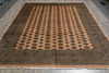 Load image into Gallery viewer, 9.4 x 12 Handmade Pakistan Bokhara Rug Soft Wool #F-4615