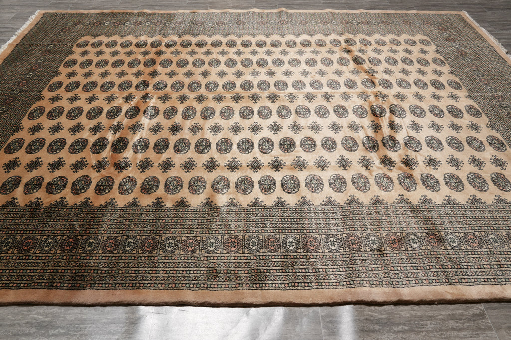 9.4 x 12 Handmade Pakistan Bokhara Rug Soft Wool #F-4615