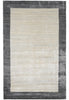 Load image into Gallery viewer, 6.3 x 9.3 Plain Gray Wool Handmade Contemporary Rug
