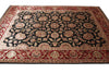 Load image into Gallery viewer, 9 x 12 Dense Lustrous Wool Black Burgundy  Quality Jaipour Rug #PIX-10197