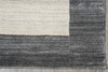 Load image into Gallery viewer, 6.3 x 9.3 Plain Gray Wool Handmade Contemporary Rug #F-4616