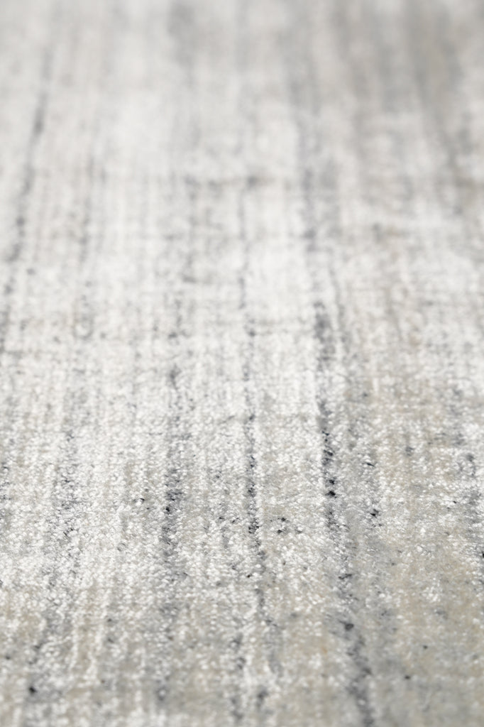 6.3 x 9.3 Plain Gray Wool Handmade Contemporary Rug #F-4616