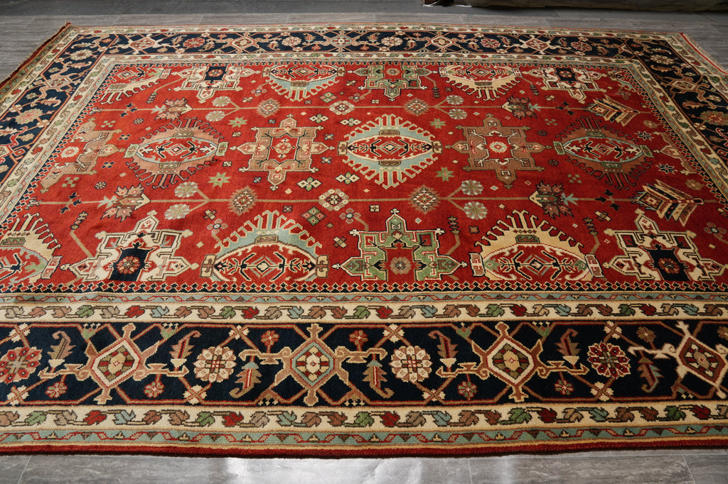 10 x 14 New Handmade Quality Wool Serapi Kazak Rug #F-4617