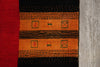 Load image into Gallery viewer, 8 x 10 Red Green Gabbeh Contemporary Handmade Wool Rug Christmas Sale #F-4618